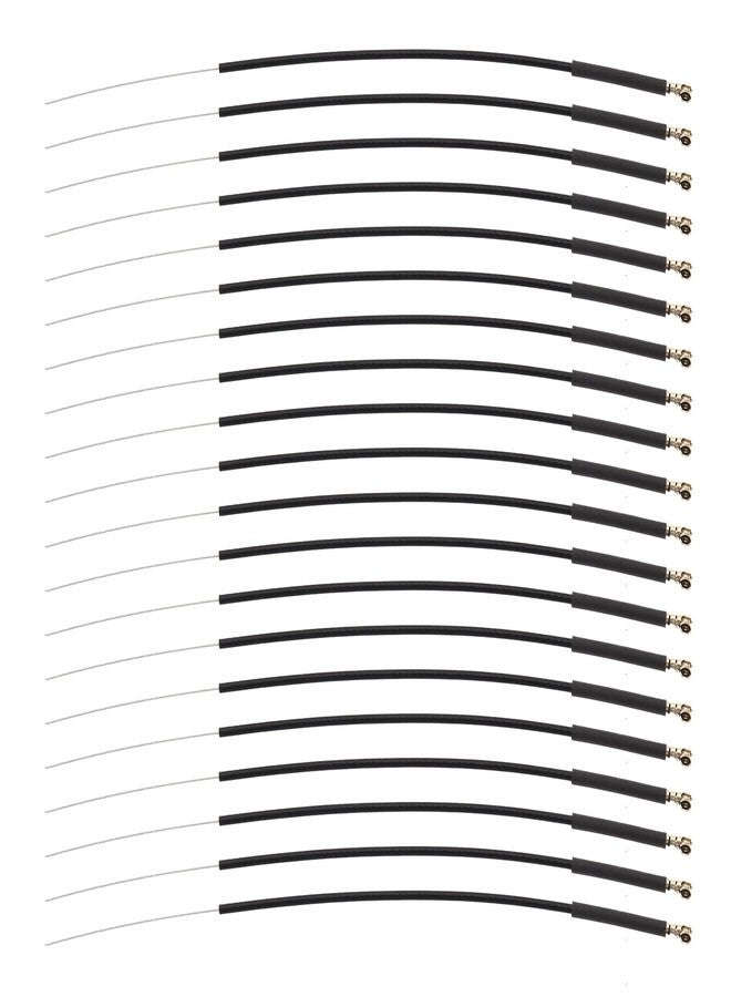 SING F LTD 20Pcs 2.4G 2400-2485 MHz Receiver Antenna Receiver Aircraft Compatible with Frsky X4R X4RSB XM+S6R S8R F30 F3OP F40 F4OP, Black - Image 1